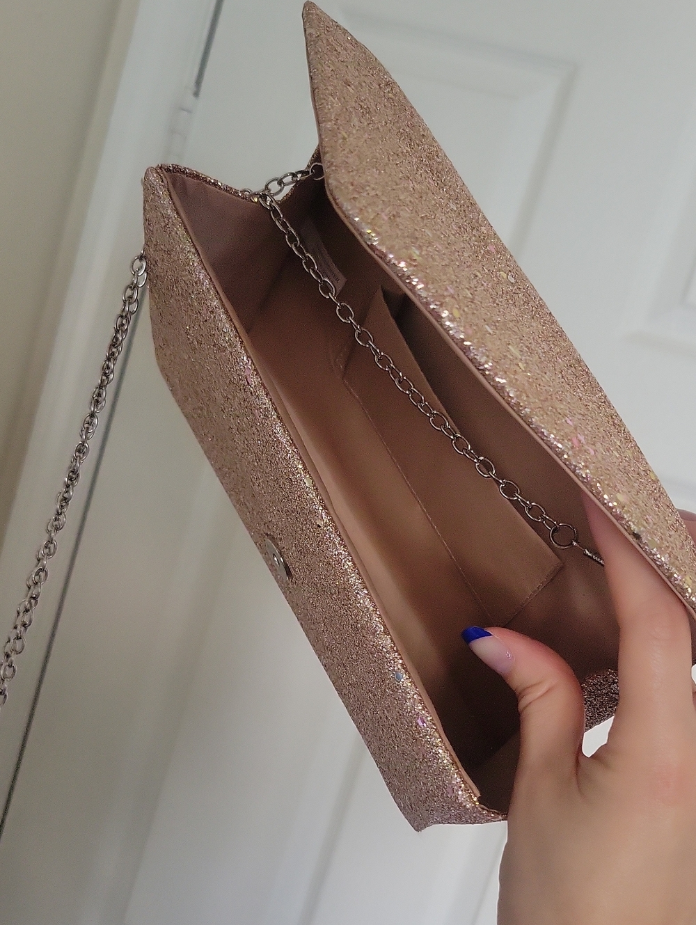 Women Shimmering Clutch Bags-- Evening Formal Purse - Picture 3 of 6